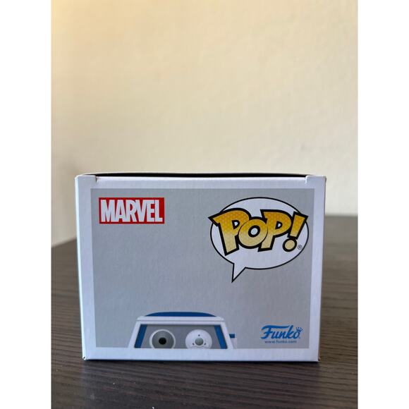 OFFICIAL SDCC STICKER H.E.R.B.I.E. Fantastic 4 Funko Pop Bobblehead #1504 Marvel - Picture 5 of 6